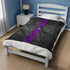 Grunge Lesbian Labrys Pride Flag Stripe Velveteen Plush Blanket